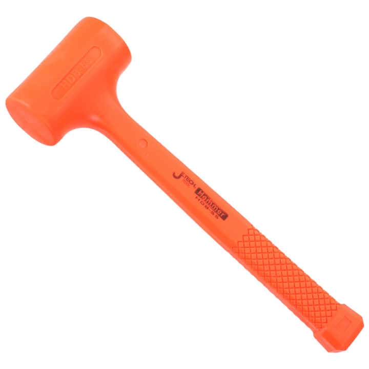 Rubber Hammer Heavy Duty Mallet Round Head And Nonslip Handle Home