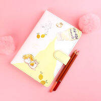 2022 New Kawaii Hamster Magnetic Buckle Hand Book Cute Notebook Thickened Diary Notebook Travel Journal Office School Supplies