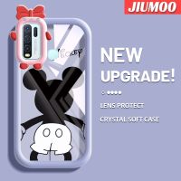 เคส JIUMOO สำหรับ VIVO Y30 Y50 Y30i เคสลายการ์ตูนด้านหลังมิกกี้สีสันสดใสน่ารักมอนสเตอร์ตัวน้อยเลนส์กล้องถ่ายรูปแบบนิ่มกันกระแทกแบบใสเคสมือถือป้องกันซิลิโคนง่ายเคสความคิดสร้างสรรค์โปร่งใส