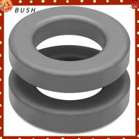 BUSH 2Pcs 61x35x12.7mm แหวนเฟอร์ไรต์ สีดำสีดำ วงแหวนขดลวดเหนี่ยวนำ แบบพกพาได้ หม้อแปลงไฟฟ้า ตัวกรอง emi/rfi