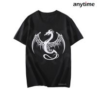 2022 Gothic Style T Shirt For Demos The Evil Dragon Printed Tshirt Haikyuu