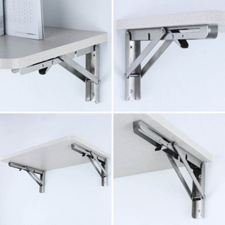 1pcs-folding-shelf-brackets-heavy-duty-stainless-steel-collapsible-shelf-bracket-for-table-work-space-saving-diy-bracket