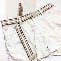 Casual Canvas Unisex Candy Colors Belt Punk Personality Stripes Simplicity Strap Fashion Jeans Accessory Waistband