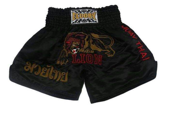 fluory-muay-thai-shorts-fighting-training-boxing-fitness-clothes-adult-sanda-mma-pants-men-and-women