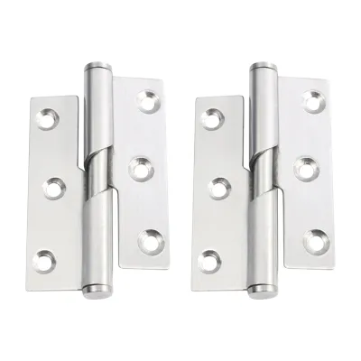 2pcs Left Right With Screws Easy Install Stainless Steel Internal Handed Door Hinges Rising Butt Accessories Lift Off Practical Door Hardware  Locks