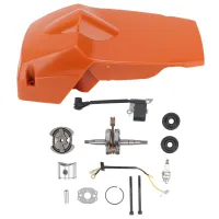 Chainsaw Replacement Part Chainsaw Crankshaft Kit Wide Applicable Strong Wear Resistant With Shield Cover For 137 142 Chainsaws