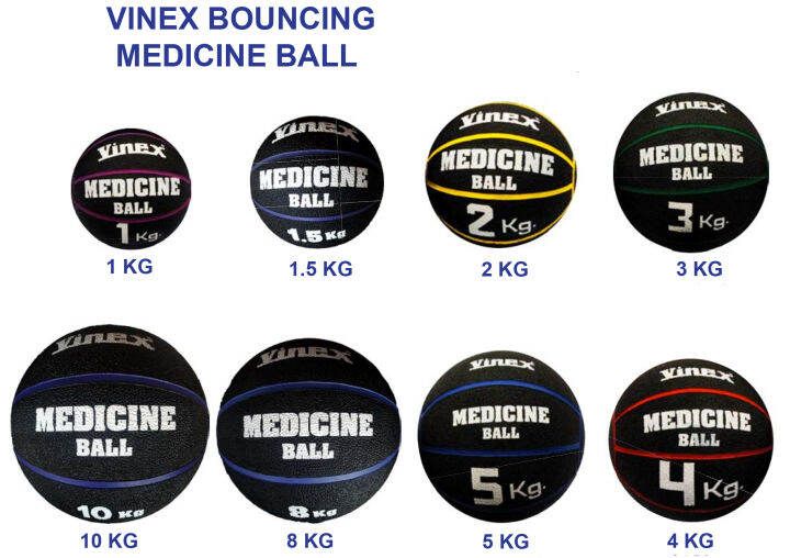 VINEX BOUNCING MEDICINE BALL [READY STOCK] Lazada