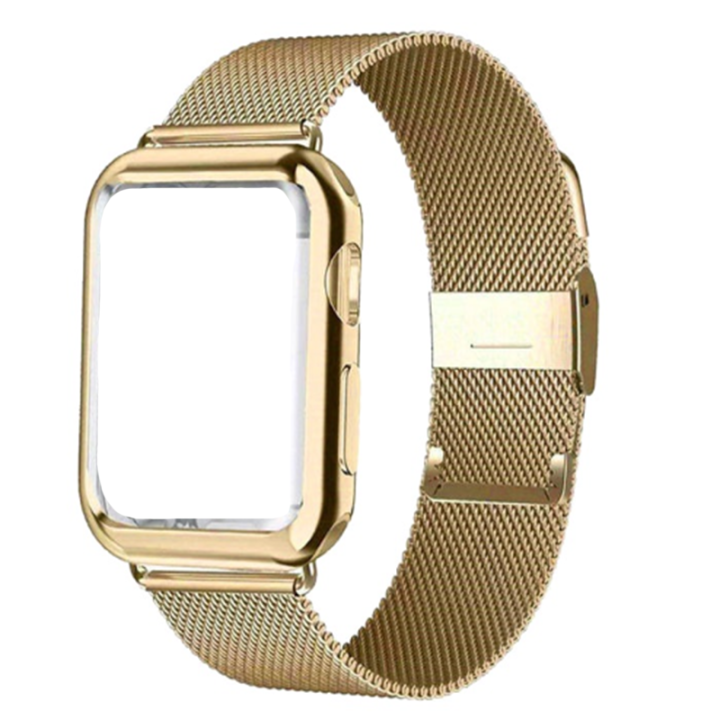 ชุดสายนาฬิกาโลหะแบบ-milanese-แบบ2-in-1-สายรัดข้อมือนาฬิกาสเตนเลสสตีลแบบเคสสำหรับ-apple-watch-ขนาด49มม-8-7-45มม-41มม-6-5-4-se-3-2-1-42มม-38มม-44มม-40