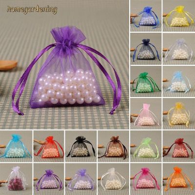 25pcs Organza Wedding Party Xmas Jewelry Favour Gift Bags Pouch Decor 4 Sizes