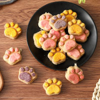 Spot parcel post Cat Freeze-Dried Wholesale Spot Leather Cat Snacks Cats Paw Cake Snacks Freeze-Dried Cat Footprints-Shaped Biscuits