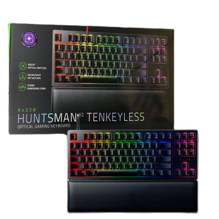 Razer Huntsman V2 Tenkeyless Purple Clicky Keyboard | Lazada Singapore