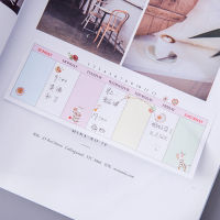 20packslot mulifunction weekly schedule plan memo sticky notepad scrarch pad school and office supplier wholesale