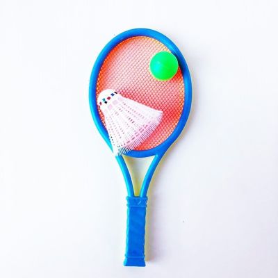 SMCS (ดีราคาถูก) ขายใหม่ไม้แบดมินตันเด็กของเล่นไม้เทนนิสชุดแร็กเก็ต