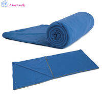 LAkutterfly แบบพกพา Ultra-Light Fleece ถุงนอน Warm Inner Liners สำหรับ Outdoor Camping เดินป่าปีนเขา Travel【cod】