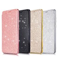Luxur Glitter Leather Cover For Samsung Galaxy S22 S21 S20 Ultra S10 S9 S8 Plus A10 A10S A20 A30 A30S A50 A21S A51 A71 Case
