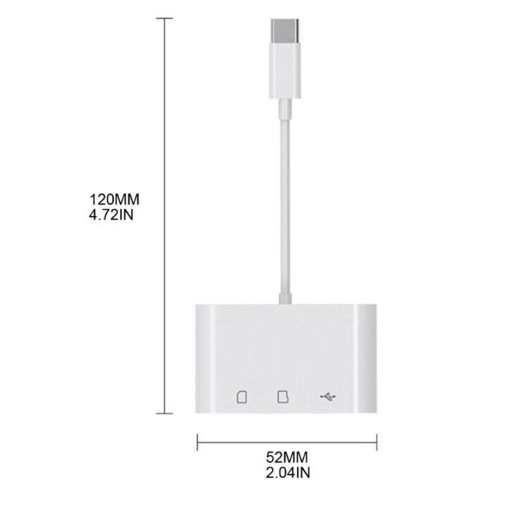 เครื่องอ่านบัตร-tf-otg-อเนกประสงค์แบบ-type-c-usb-ไมโคร-b-เครื่องอ่านการ์ดพกพาการถ่ายโอนข้อมูลที่รวดเร็วสำหรับฟีโอนาคอมพิวเตอร์เดสก์ท็อป