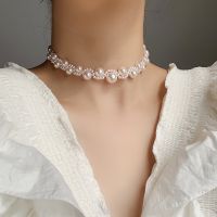 【DT】hot！ Luxury Imitation Choker Necklae Adjustable Strand Chain Necklace Wedding Bridal Jewelry