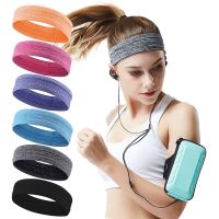 Headbands for Women and Men Sport Yoga Hairband Non Slip Knotted Headwrap Stretchy Cotton Hair Accessories