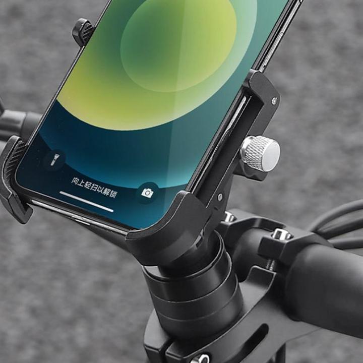 bicycle-phone-mount-adjustable-aluminum-alloy-cellphone-holder-multi-use-360-degrees-car-mount-holder-motorcycle-phone-bracket-mountain-bike-riding-navigation-bracket-for-bike-presents