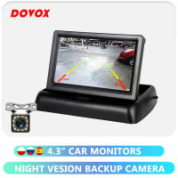 DOVOX Car Monitor 4.3" Rear Reversing TFT LCD Screen Auto Monitor Night Vision Backup Camera for Vehicle