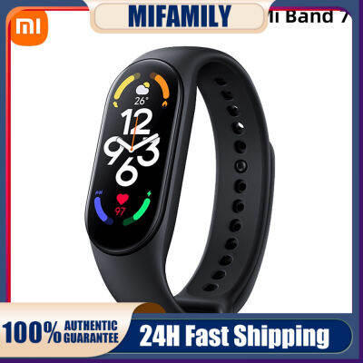 Xiaomi Mi Band 7 Standard Edition สร้อยข้อมืออัจฉริยะ 1.62 นิ้ว AMOLED BT 5.2 พร้อมโหมดออกกําลังกาย 120 โหมด วิเคราะห์การออกกําลังกายระดับมืออาชีพ สีดํา