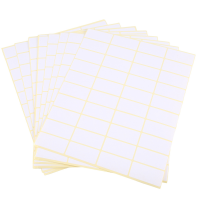 90 Sheets 38 X 19 mm, Universal Adhesive Labels, Address Labels, Household Labels, Freezer Labels for Office