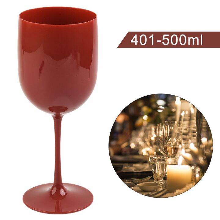 Plastic Champagne Wine Party Reusable Disposable Plastic Wine Glass Set
