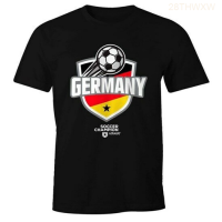 Mens German World 2023 Cup Printed Cotton T-shirt Fashion Versatile Style