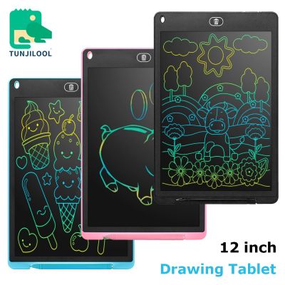 12/16 Inch LCD Writing Tablet Learning Education Toys For Children Writing Drawing Board Girls Toys Childrens Magic Blackboard