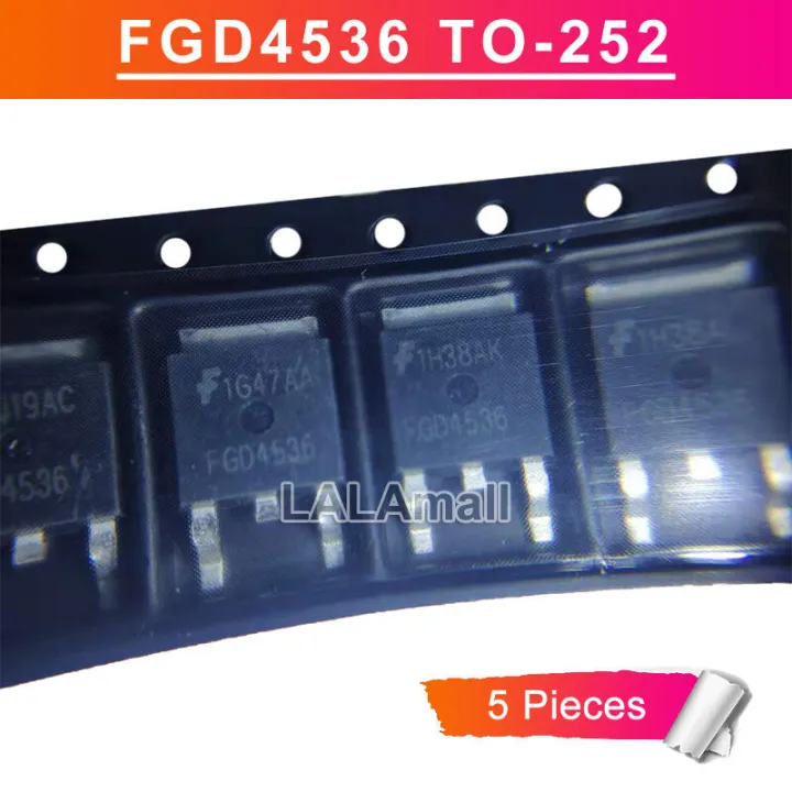 5pcs Original FGD4536TM TO252 FGD4536 TO252 360V/50A IGBT Transistor Lazada PH