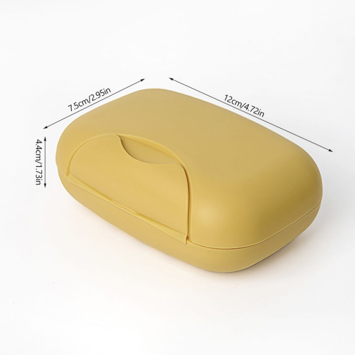 กล่องสบู่เดินทาง-จานรองสบู่ที่ใส่สบู่กล่องสบู่เดินทางภาชนะกล่องสบู่สบู่