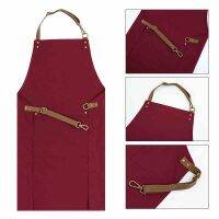 [TIN Household Products] ผ้ากันเปื้อนเดนิม Barista Barber Restaurant Men And Women Tattoo Work Clothes Pinafore