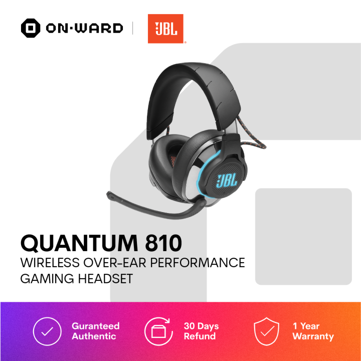 JBL Quantum 810 Wireless  Wireless over-ear performance gaming headset  with Active Noise Cancelling and Bluetooth