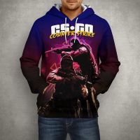 Sudadera con capucha para hombre y mujer, jersey con estampado 3D de Csgo, ropa de calle informal de manga larga a la moda