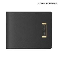 Louis Fontaine กระเป๋าสตางค์พับสั้น รุ่น CARINE II ( LFW6292 ) สีดำ