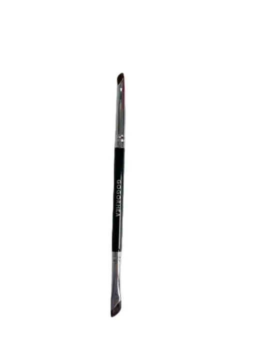 high-end-original-rhea-k177-double-headed-eyeliner-brush-eyebrow-brush-sickle-down-to-lying-silkworm-brush-beveled-blade-details-a-makeup-brush