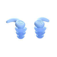 [Auto Stuffs] 1คู่ปลั๊กอุดหูซิลิโคนนุ่มกันน้ำป้องกันเสียงรบกวน Sleep protective EAR plugs