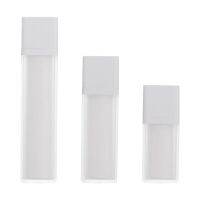 15ml 30ml 50ml Airless ปั๊มเครื่องสำอางค์ Frosted Double-Layer หนาสแควร์โลชั่น Empty Airless Bottle-final1