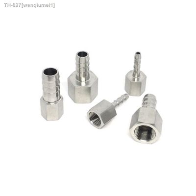 ✹ Stainless Steel Pipe Fittings 304 BSP Female Thread X Barb Hose Tail Reducer Pagoda Joint Coupling Connector