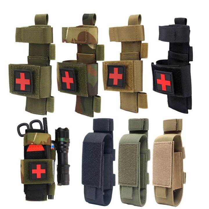 MOLLE Nylon Tourniquet Pouch Holder Trauma Shears EMT Storage Bag EDC