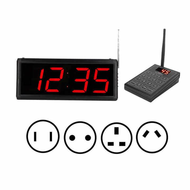 Wireless Pager System 5 Modes High Definition English Language