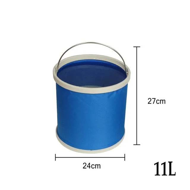 Folding Mop Bucket Portable Fishing Bucket Outdoor Camping