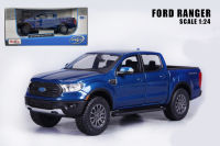 โมเดลรถฟอร์ด FORD RANGER 2017 Scale 1:24 Maisto สีน้ำเงิน