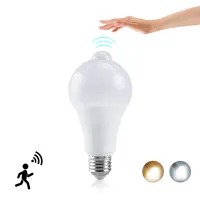 ไฟ LED ตรวจจับหลอดไฟได้สำหรับกลางคืนแบบอินฟราเรด15W20W E27B22 Substituton65rthr7eherh หลอดความดันกว้างประหยัดพลังงาน