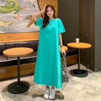 Women Wear Loose Plus size Maxi Long Dress Plain Pajamas Jubah Baju