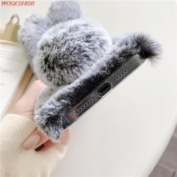 soft-plush-case-for-xiaomi-redmi-11-prime-10-10a-10c-9-9a-9at-9i-9c-nfc-9t-8-8a-7-7a-warm-winter-furry-rabbit-bunny-fur-cover