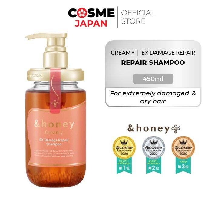 &Honey Creamy Ex Damage Repair Shampoo Lazada