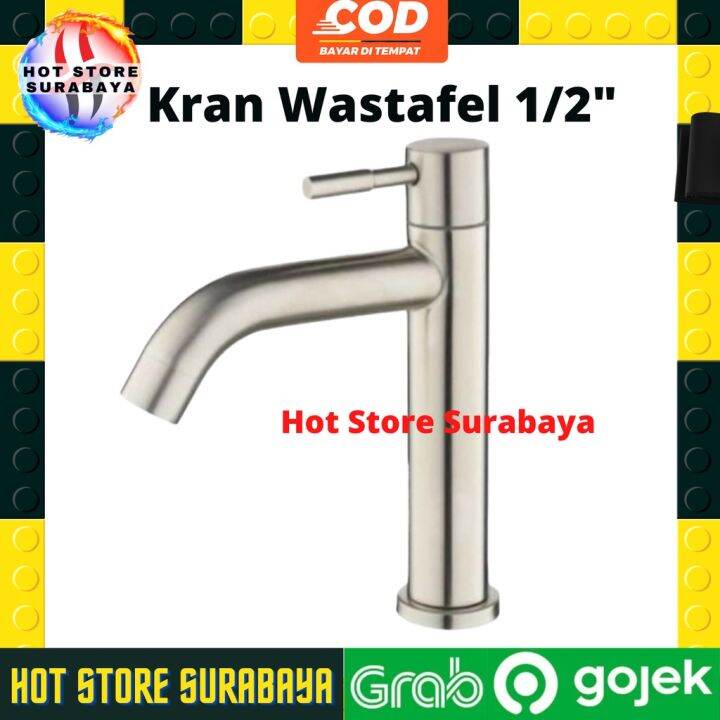 Kran Wastafel Bambu Ss Stainless Kran Wastafel Cuci Tangan Ss