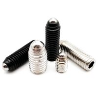 M2.5 M3 M4 M5 M6 M8 M10 M12 Black Grade 12.9 Steel 304 Stainless Steel Hex Socket Spring Ball Plunger Grub Bolt Point Set Screw Screw Nut Drivers