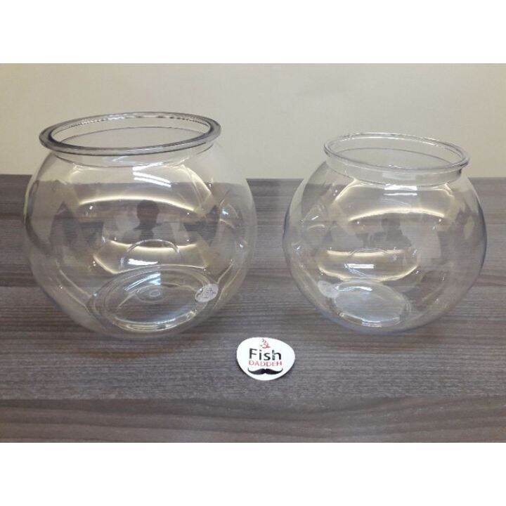 Plastic Fish Bowl [Big] (Dia21x17.5cm) Lazada PH